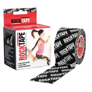 Rocktape Standard Kinesiology Tape 肌肉貼布 (pcs) [Black w/ logo]