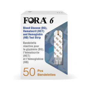 FORA GB/HCT/Hb 3-in-1 test strips 3合1 BG/HCT/Hb 試紙 (50pcs)
