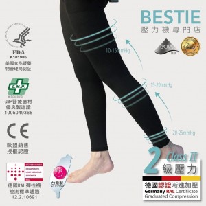 BESTIE 360D Compression Leggings 九分壓力襪褲 (pcs) BLE-3090