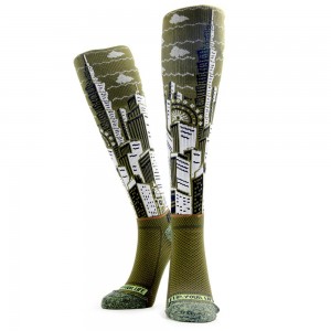 Flippos Compression Stocking - Concrete Jungle 翻轉運動壓力襪 - 都市叢林 (pair)